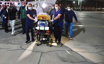 إنفاذًا لتوجيهات خادم الحرمين الشريفين.. وصول التوأم الطفيلي اليمني إلى المملكة