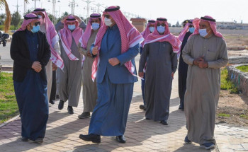 الأمير فيصل بن خالد بن سلطان يتفقد مركز طلعة التمياط