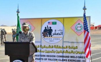 انطلاق مناورات التمرين المشترك(مخالب الصقر 3)بين القوات البرية الملكية السعودية والقوات الأمريكية بالمنطقة الشمالية الغربية