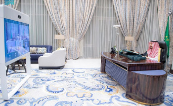 مجلس الوزراء يعقد جلسته ـ عبر الاتصال المرئي ـ برئاسة خادم الحرمين الشريفين