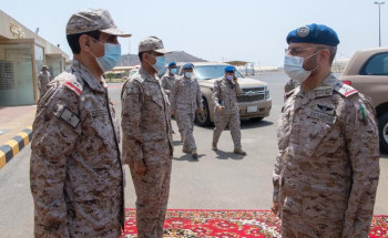 رئيس هيئة الاركان يزور المنطقة الجنوبية ويلتقي ⁧ب‫المرابطين‬⁩ في ⁧‫الحد الجنوبي‬⁩