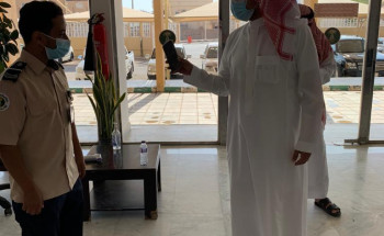 مكتب الزراعة حفرالباطن يبدأ في تفعيل اشتراطات التحصين لدخول المبنى المكتب