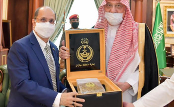 أمير منطقة جازان يستقبل السفير الهندي لدى المملكة