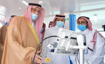 أمير منطقة جازان يدشن خدمة الإسعاف البحري بجزيرة فرسان