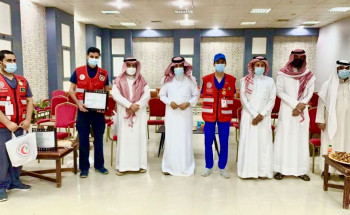 وفد من هيئة الهلال الأحمر يزور ثقافة الشمالية