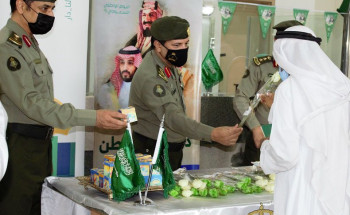 جوازات القصيم تهنئ القيادة والشعب بمناسبة اليوم الوطني وتحتفي بهذه المناسبة