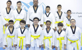 مستقبل التايكوندو الجيلاوي يحصلون على الحزام الأصفر