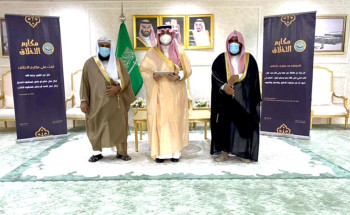 رئيس مركز شعبة نصاب يطلق حملة( مكارم الأخلاق )التي تنظمها الرئاسة العامة لهيئة الأمر بالمعروف