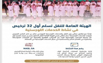 الهيئة العامة للنقل تسلِّم أول 32 ترخيصاً في نشاط الخدمات اللوجستية