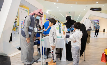 صحة حفر الباطن تقيم أركان توعوية تحت عنوان “غذاؤك صحتك” في المجمع التجاري المكان مول