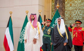 شاهد.. مراسم استقبال ولي العهد في الكويت
