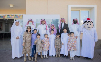 أبناء الشهداء والأيتام يشاركون ذوي الإعاقة بعسير