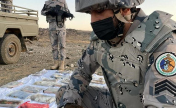 إحباط محاولة تهريب(2.8)مليون قرص إمفيتامين و(627)كيلو جراماً من مادة الحشيش و(28)طناً و(946)كيلوجراماً من مادة القات