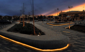 حديقة الوطن : أول حديقة بمنطقة عسير بدون استخدام أعمدة الإنارة