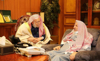 مفتي عام المملكة يستقبل عضو “كبار العلماء” الدكتور عبدالله التركي