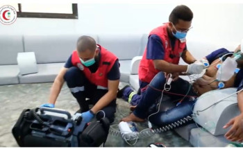 الهلال الأحمر بمنطقة مكة المكرمة يسعف مرضى جلطات القلب