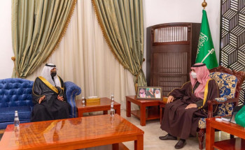 أمير الجوف يستقبل الرويلي ويشيد بدور فرع هيئة حقوق الإنسان بالمنطقة