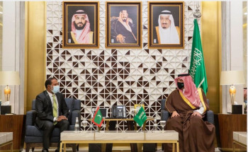الأمير عبدالعزيز بن سعود يستقبل وزير الداخلية بجمهورية المالديف