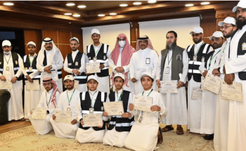 الشؤون الإسلامية بالجوف تقيم مائدة إفطار لفريق “كلنا وطن” التطوعي