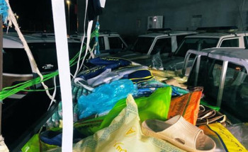 لجنة الظواهر السلبية بالليث تضبط البسطات العشوائة والباعه الجائلين