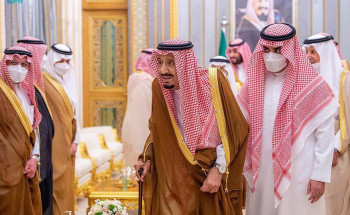 خادم الحرمين الشريفين يستقبل أصحاب السمو أمراء المناطق بمناسبة اجتماعهم السنوي التاسع والعشرين