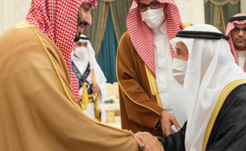 ولي العهد يستقبل أصحاب الفضيلة العلماء والمعالي وجمعاً من المواطنين