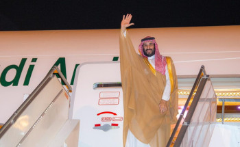 ولي العهد يُغادر المدينة المنورة