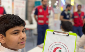 الهلال الأحمر بحفر الباطن يحتفي باليوم العالمي للهلال الأحمر السعودي