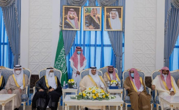 محافظ الأحساء يستقبل المسؤولين بالمحافظة بمناسبة تعيينه