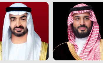 ولي العهد يعزي هاتفيًا ولي عهد أبوظبي في وفاة الشيخ خليفة بن زايد آل نهيان رحمه الله
