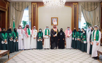 ولي العهد يستقبل وفد مؤسسة الملك عبدالعزيز ورجاله للموهبة والإبداع “موهبة”