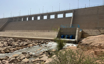 فتح بوابات سد هرجاب للاستفادة من مخزون مياه السد بمركز صمخ