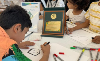 جسفت عسير تشارك بركن لرسوم الأطفال في يوم المسنين