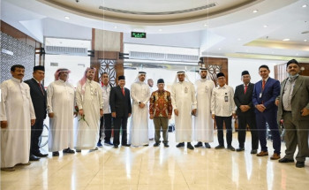 استقبال شركة الأدلاء أولى رحلات الحج القادمة من ” الجمهورية الاندونيسية “