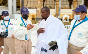 كشافة وزارة التعليم تحقق ١١٢٥٠ ساعة عمل في المرحلة الأولى  في خدمة ضيوف الرحمن