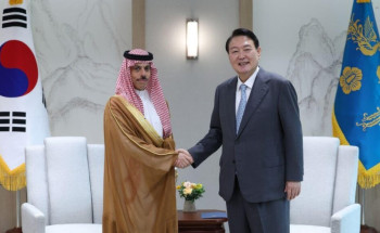 رئيس جمهورية كوريا يستقبل سمو وزير الخارجية