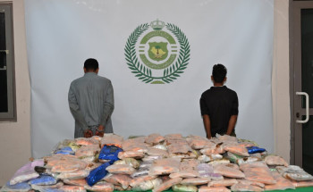 “مكافحة المخدرات” تضبط (297) كيلو جرامًا من مادة الحشيش المخدر مخبأة داخل إطارات شاحنة