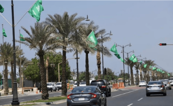 جدة تتزين بأكثر من 3500 عَلَم احتفاءً باليوم الوطني