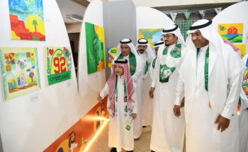 مدير تعليم مكة يُدشن معرض “هي لنا دار” بابتدائيتي الرحمانية وواقد بن عبدالله بـمشاركة 392 لوحة فنية
