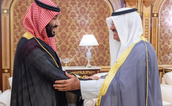 ولي العهد يستقبل سمو رئيس مجلس الوزراء بدولة الكويت ويتسلم رسالة خطية لخادم الحرمين الشريفين