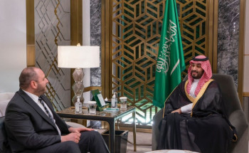 ولي العهد يستقبل المستشار والمبعوث الخاص للرئيس الأوكراني