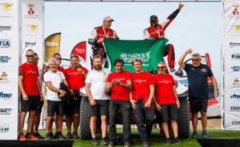 العالمي يزيد الراجحي يعتلي منصة التتويج في رالي الأندلس