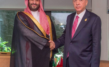 ولي العهد يلتقي الرئيس التركي على هامش انعقاد قمة مجموعة العشرين