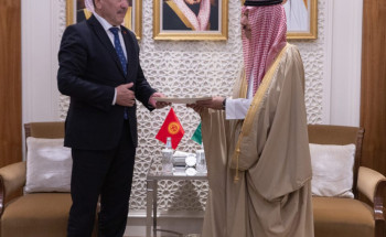 نيابةً عن ولي العهد.. وزير الخارجية يستقبل النائب الأول لرئيس وزراء قرغيزستان