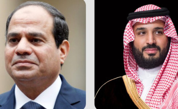 ولي العهد يبعث برقية شكر لرئيس جمهورية مصر العربية