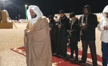 هيئة الأمر بالمعروف بمحافظة طريف تفعّل المصلى المتنقل في مهرجان الصقور