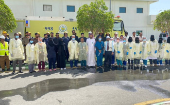 صحة بيشة تنفذ فرضية حريق وهمي بمستشفى الولادة والأطفال