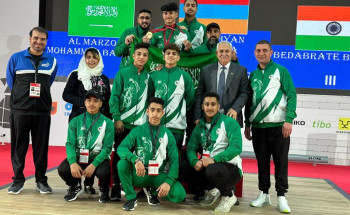 المرزوق يهدي الوطن ذهبية وفضيتي بطولة العالم للناشئين