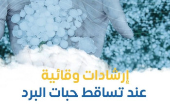 كيف تتصرف عند تساقط حبات البرَد.. الوطني للأرصاد يوضح