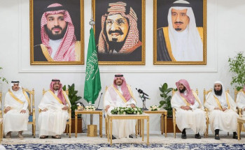 أمير الحدود الشمالية يستقبل المهنئين بعيد الفطر المبارك